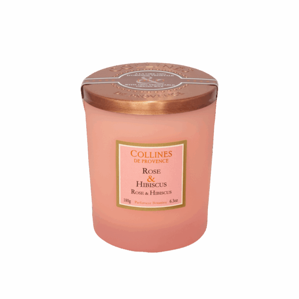 Rose & Hibiscus - Bougie Parfumé 180g