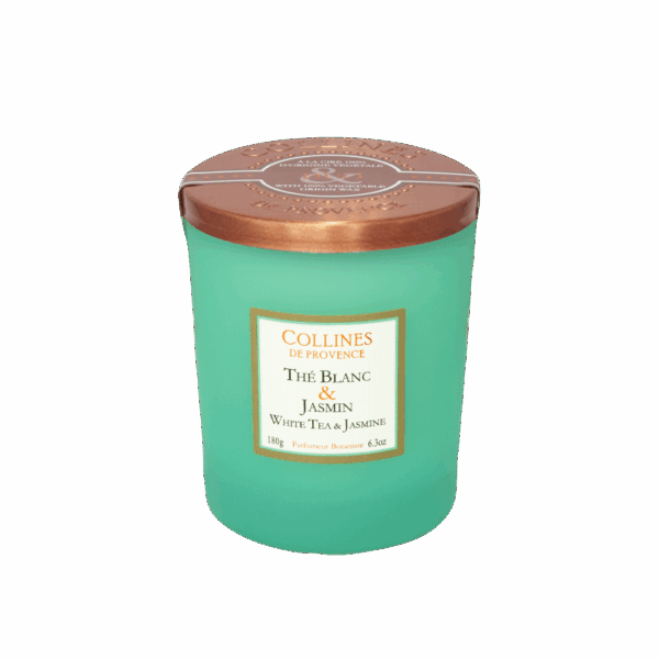 Thé Blanc & Jasmin - Bougie Parfumé 180g